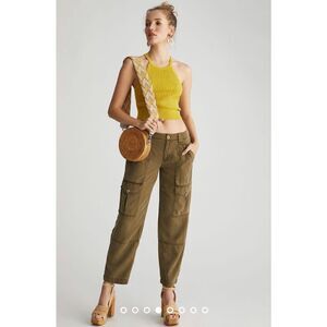 Anthropologie x Pilcro Desert Open-Back Sweater Tank Size XL